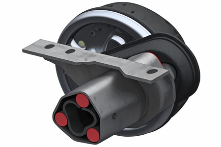 陕西重汽获端部橡胶减震悬架专利，革新车辆舒适性与耐久度