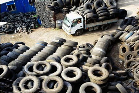 福建900废轮胎口圈回收价格暂稳