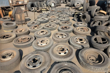 废旧大钢丝胎行情波动有限 邹平报价1710元