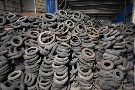 900-1200废轮胎口圈回收价格坚挺