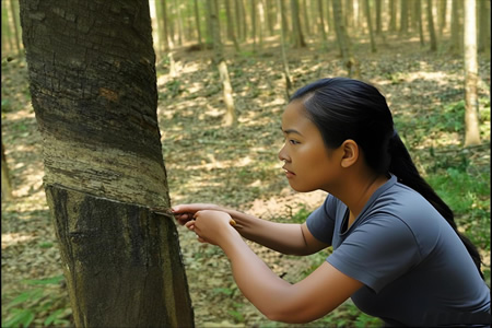 海南春旱拖累割胶进度 天然胶供需博弈加剧